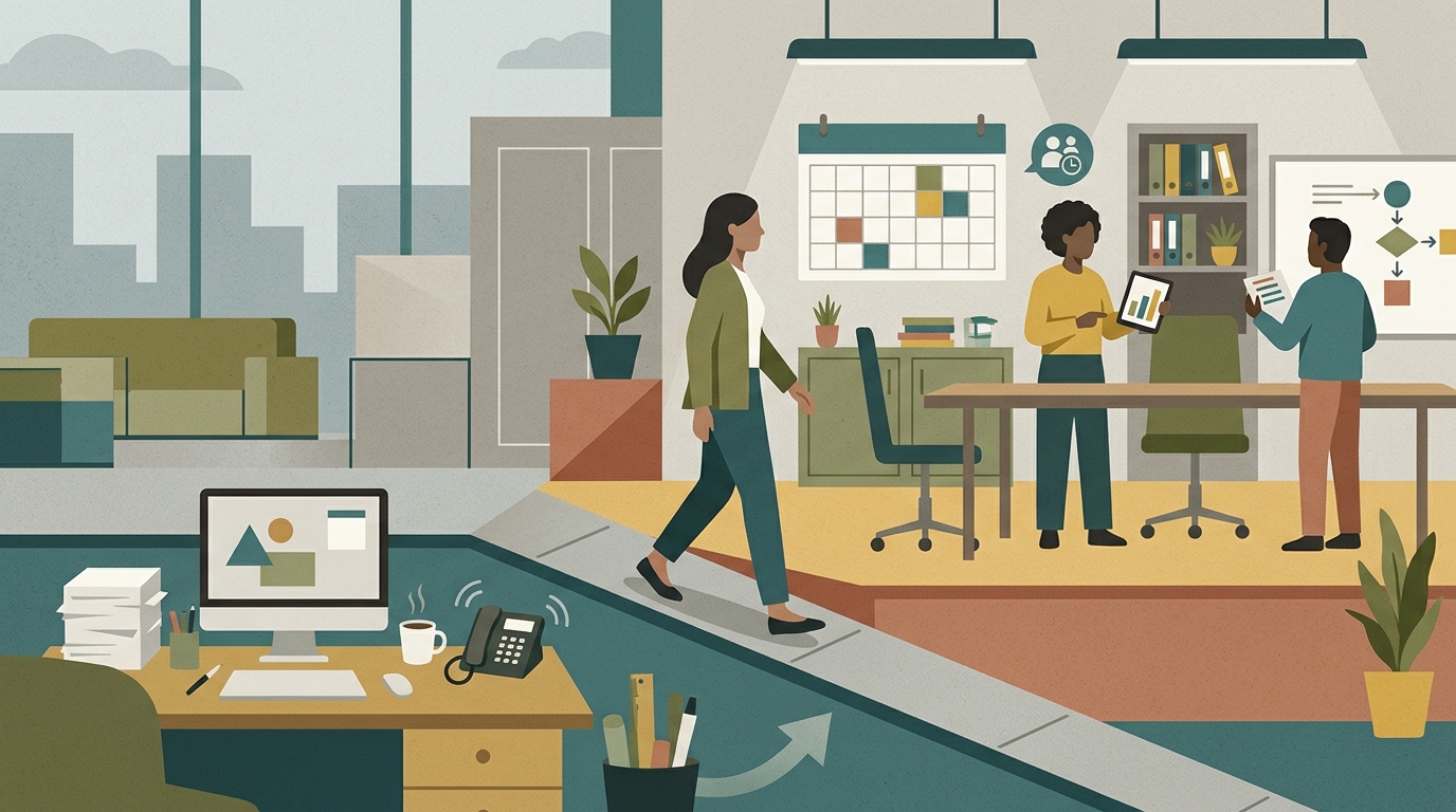 Featured image for "How to Switch from Administrative Assistant to Office Manager"